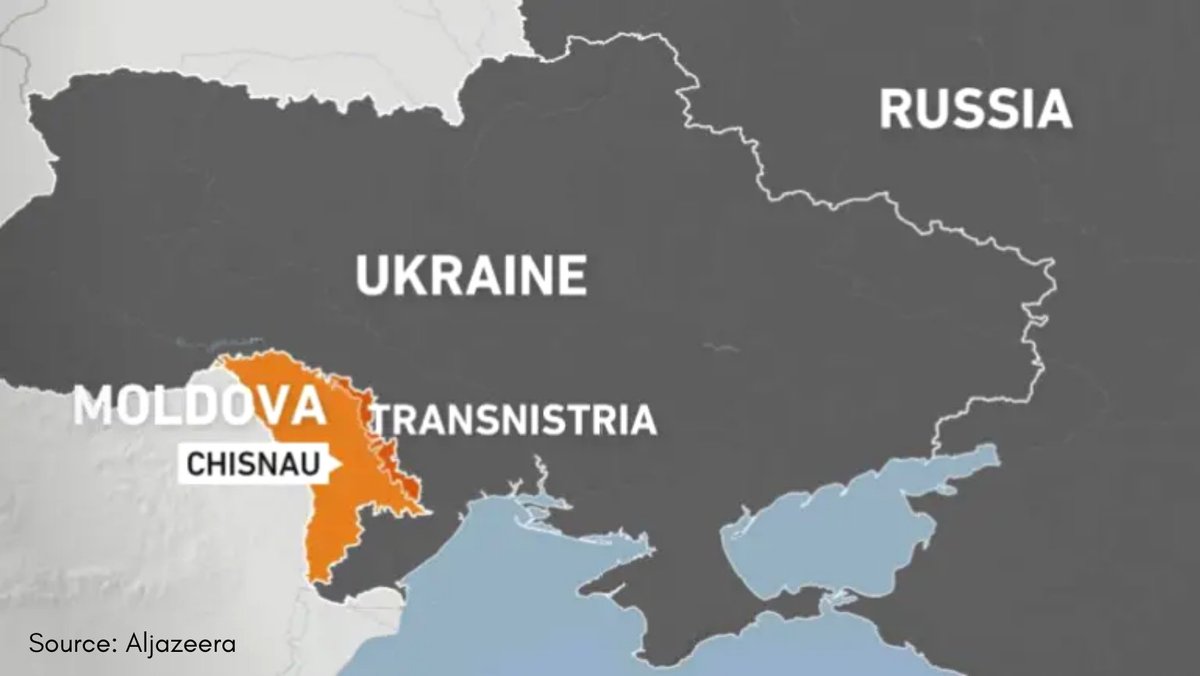 Image in @MarioNawfal's post: 🚨#BREAKING: Russia claims Ukraine is preparing a "false provocation" operation from Transnistria to…