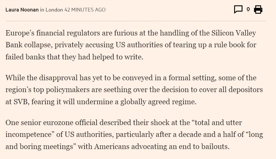 Image in @MarioNawfal's post: #BREAKING: European financial regulators are “furious” at the handling of Silicon Valley Bank by US…