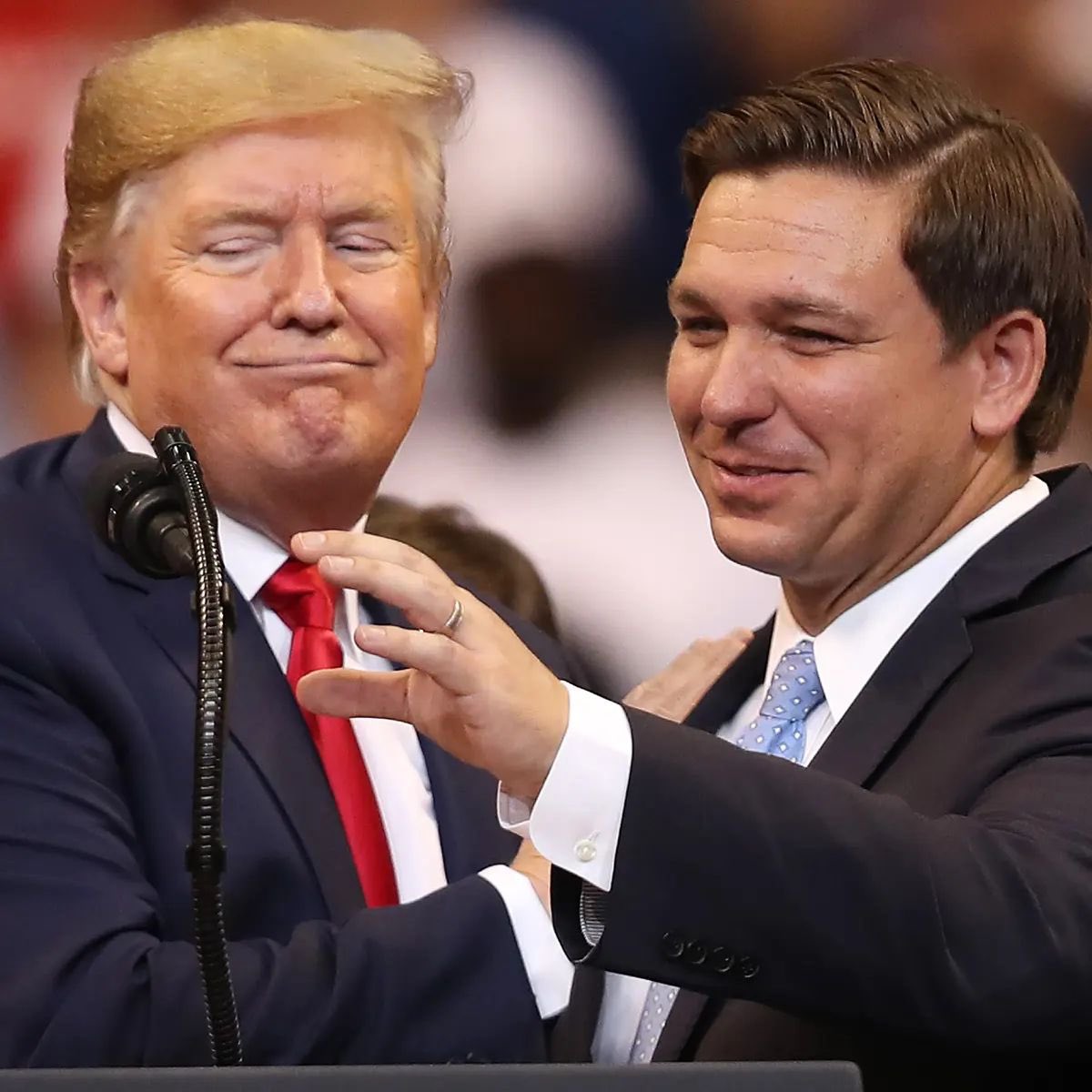 Image in @MarioNawfal's post: Trump V DeSantis
They are the primary contenders for the GOP nomination.
Their policy positions …
