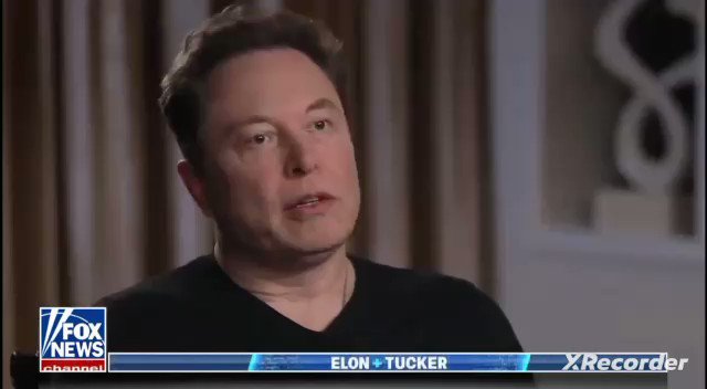 Image in @MarioNawfal's post: #BREAKING: @elonmusk and Tucker Carlson on the dangers of AI - ongoing interview
(LIVE thread) htt…