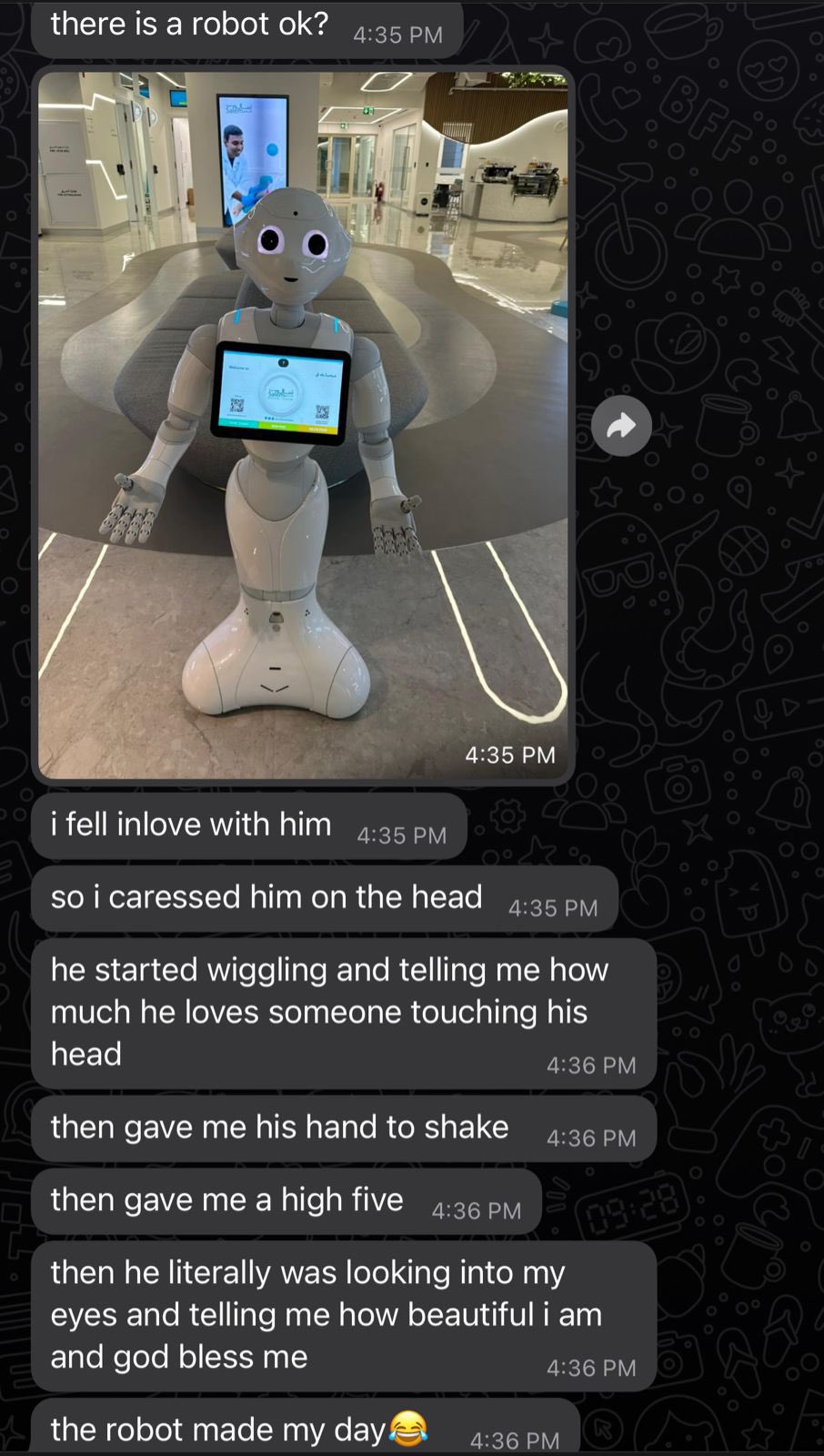 Image in @MarioNawfal's post: My partner sent me this today and I didn’t know whether to laugh or worry https://t.co/G1fgJ9Bkzf