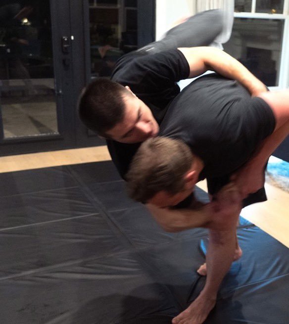Image in @MarioNawfal's post: JUST IN: @elonmusk begins training with for his highly-anticipated fight against Mark Zuckerberg
H…