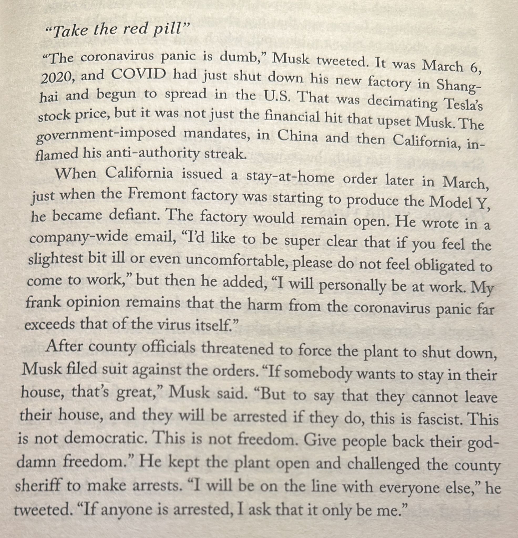 Image in @MarioNawfal's post: ELON’S BIOGRAPHY REVEALS HE WAS RIGHT ABOUT COVID FROM THE BEGINNING
In Walter Isaacson’s biograph…