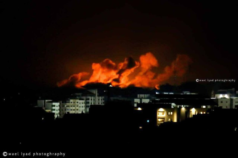 Image in @MarioNawfal's post: JUST IN: Beit Hanoun following Israeli strikes