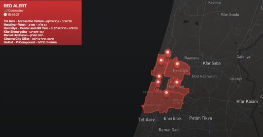 Image in @MarioNawfal's post: 🚨BREAKING: Sirens are sounding in the city of Ashdod south of Tel Aviv after rockets were fired fro…