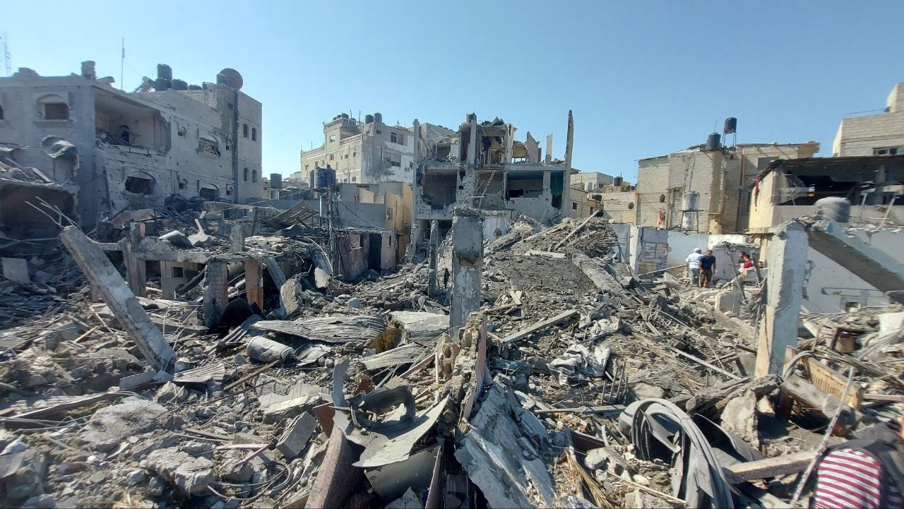 Image in @MarioNawfal's post: PHOTO COMPILATION: Aftermath of Gaza bombing