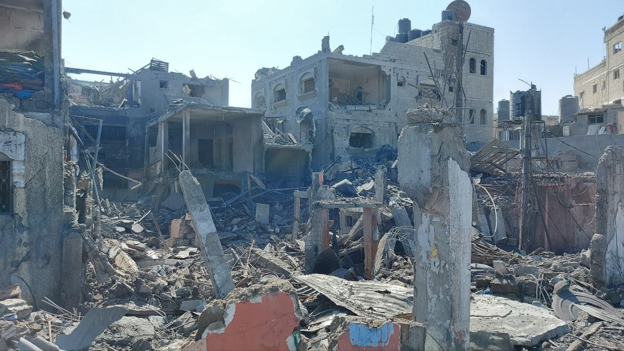 Image in @MarioNawfal's post: PHOTO COMPILATION: Aftermath of Gaza bombing