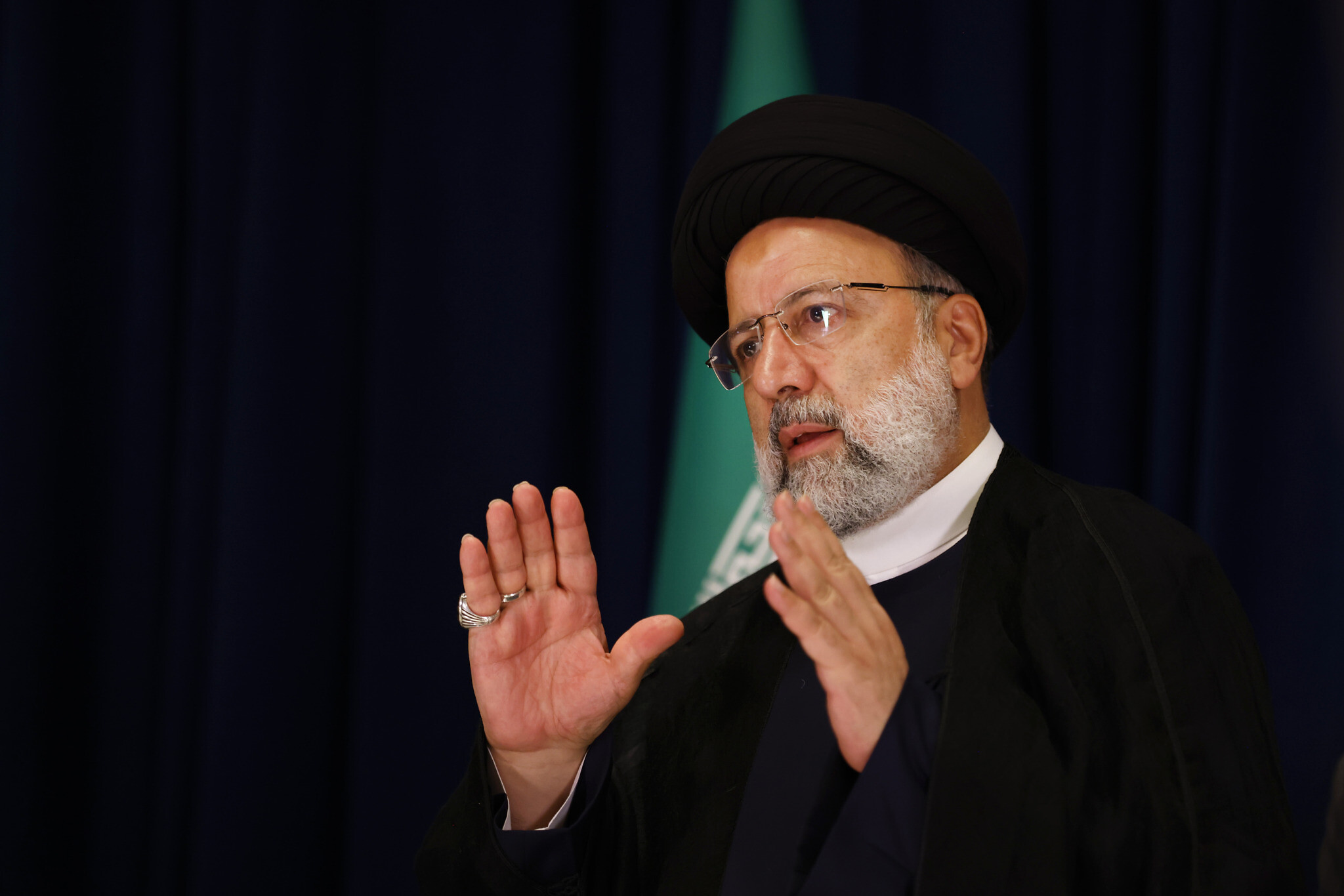 Image in @MarioNawfal's post: 🚨Iranian President: "What is happening in Gaza and the occupied territories is a crime against huma…