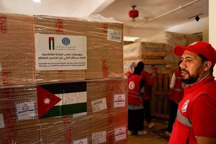 Image in @MarioNawfal's post: 🚨PICTURES: The first Jordanian aid plane arrives at Al-Arish Airport Egypt report in preparation fo…