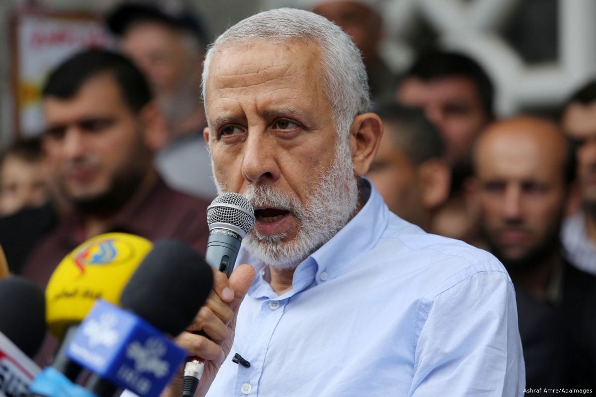 Image in @MarioNawfal's post: 🚨 JUST IN - Muhammad al-Hindi, Deputy Secretary-General of Islamic Jihad
" Whatever the threats an…