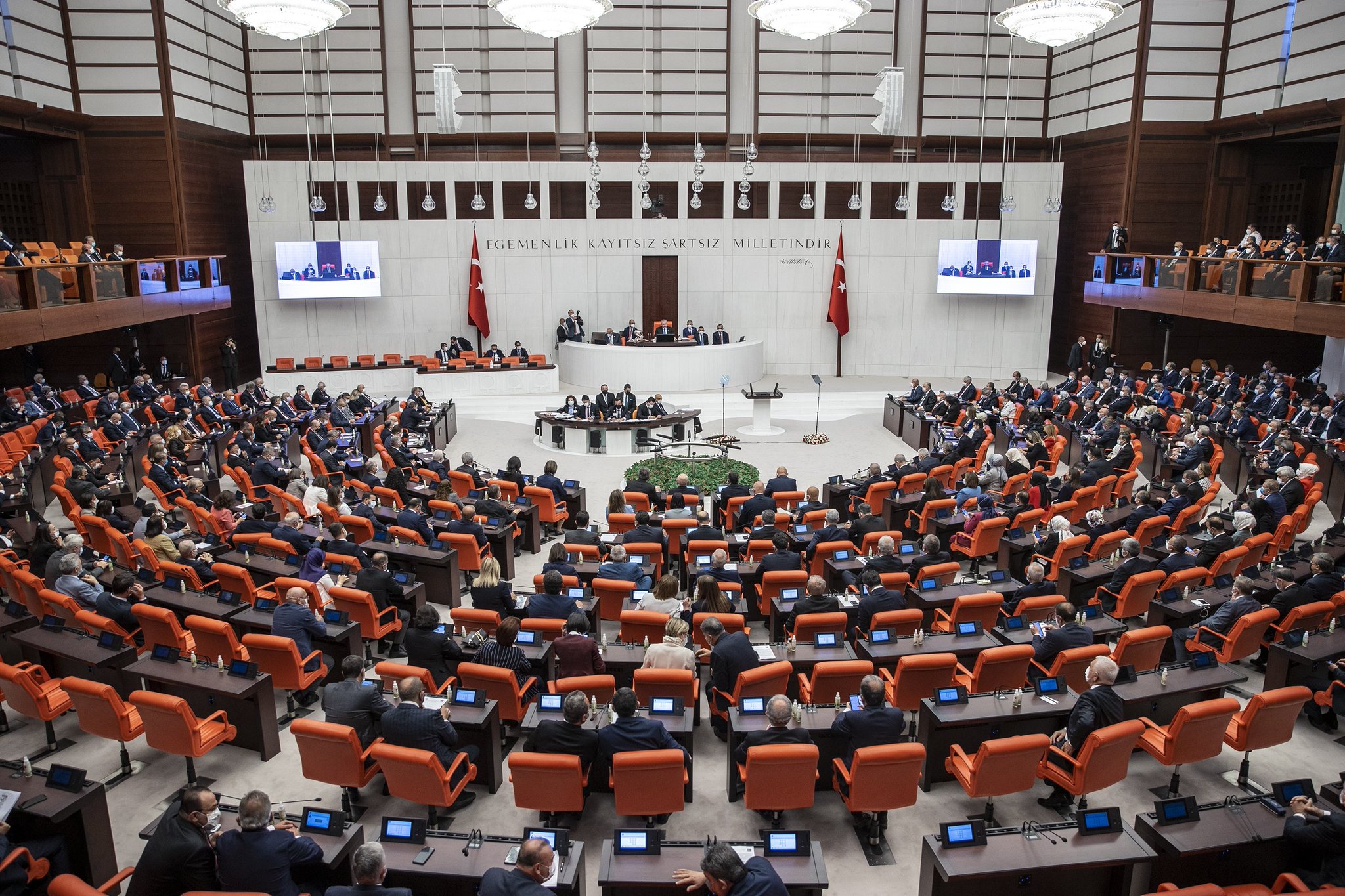 Image in @MarioNawfal's post: JUST IN - Turkish Parliament
"We condemn all attacks that directly target civilians in Gaza and ca…