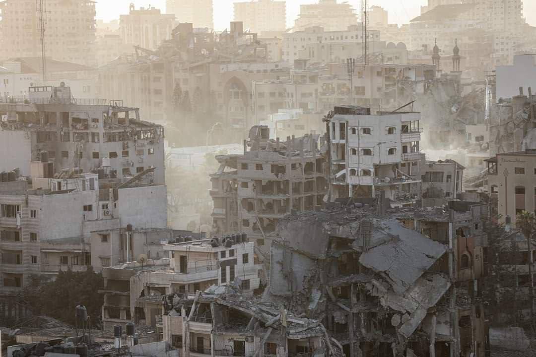 Image in @MarioNawfal's post: 🚨JUST IN: Images show the extensive destruction in the Gaza Strip. https://t.co/qXoq5Xcl4J