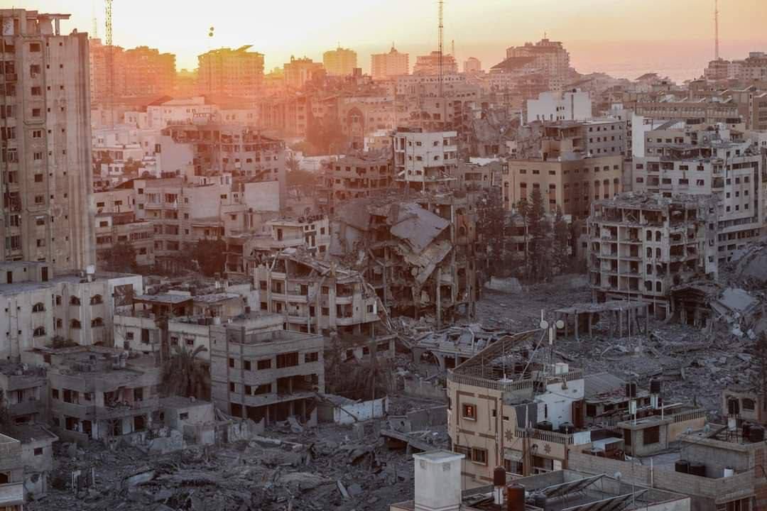 Image in @MarioNawfal's post: 🚨JUST IN: Images show the extensive destruction in the Gaza Strip. https://t.co/qXoq5Xcl4J