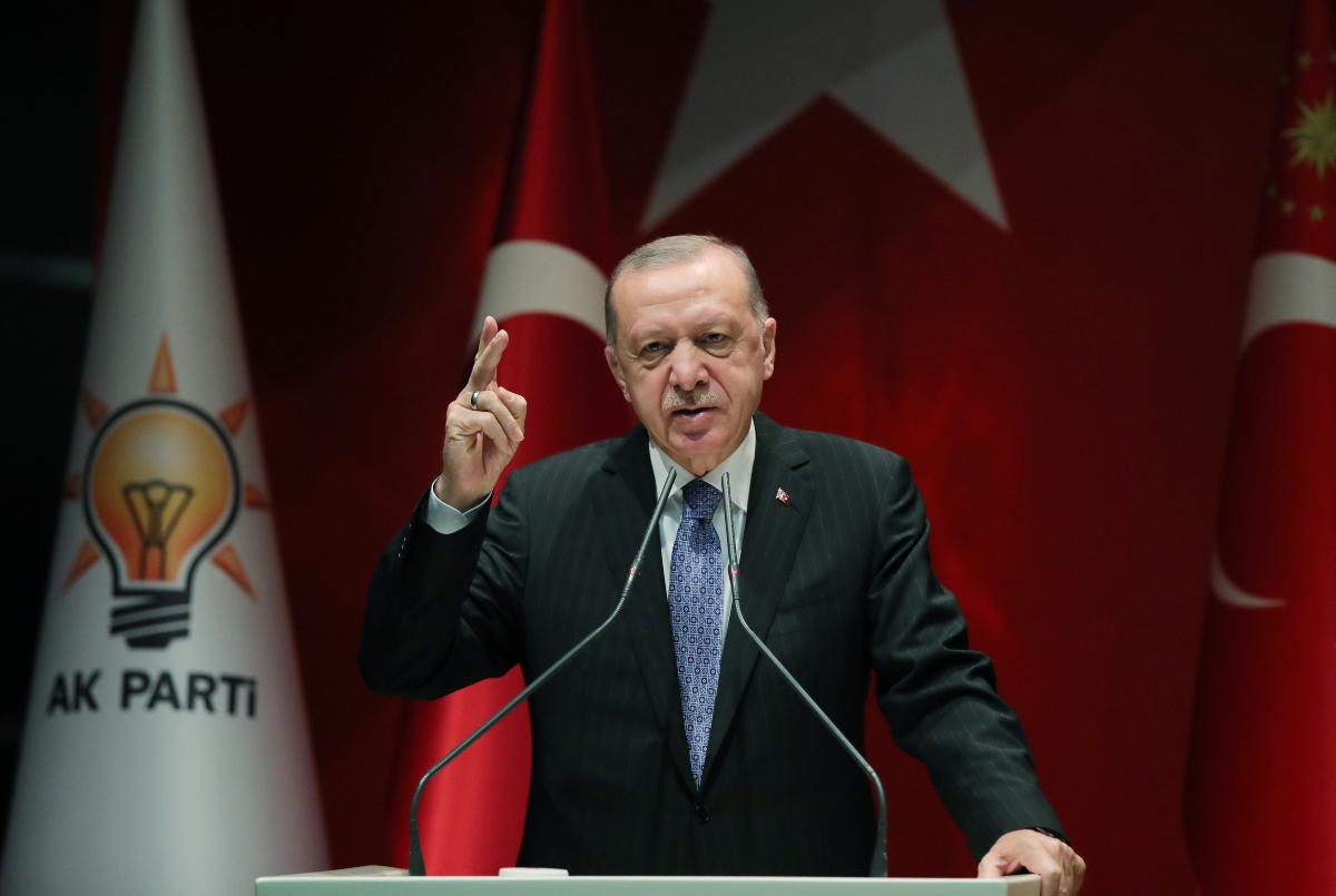 Image in @MarioNawfal's post: 🚨 JUST IN - The Turkish Presidency reports that Erdogan conveyed to Macron in a call that human rig…