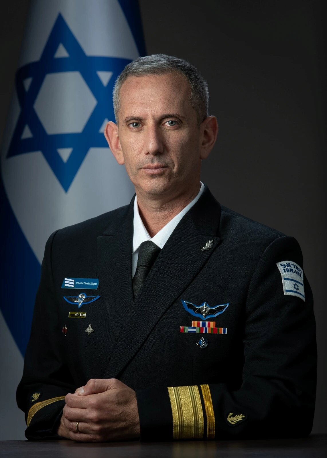 Image in @MarioNawfal's post: 🚨JUST IN: The IDF spokesman, Brigadier General Daniel Hagari:
"May the residents of Gaza understan…