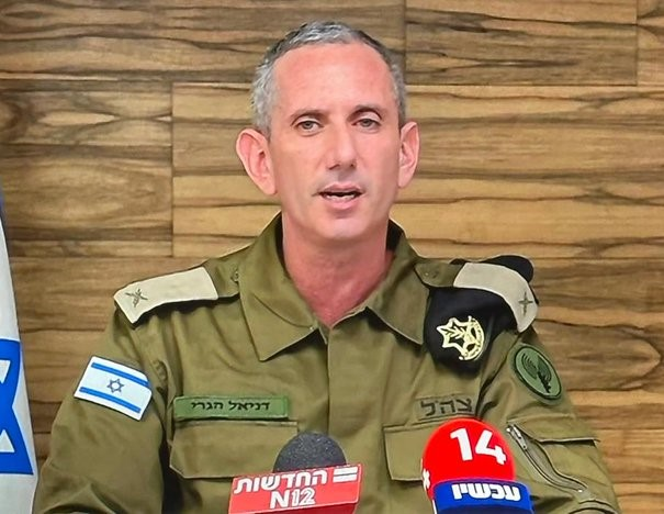 Image in @MarioNawfal's post: 🚨BREAKING - Israeli Forces Spokesperson Daniel Hagari says:
"We have reinforced our forces along …