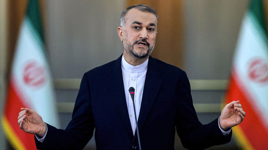 Image in @MarioNawfal's post: 🚨JUST IN: IRANIAN FOREIGN MINISTER THREATENS 'NEW FRONTS'
Iranian Foreign Minister Hossein Amir-Ab…