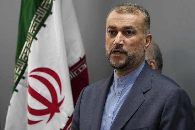 Image in @MarioNawfal's post: 🚨BREAKING - Iranian Foreign Minister:
"The possibility of preventive action by the axis of resist…