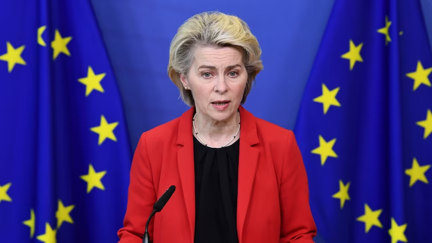 Image in @MarioNawfal's post: 🚨JUST IN - President of the European Commission:
- Iran wants to fuel chaos, and Russia is monitor…