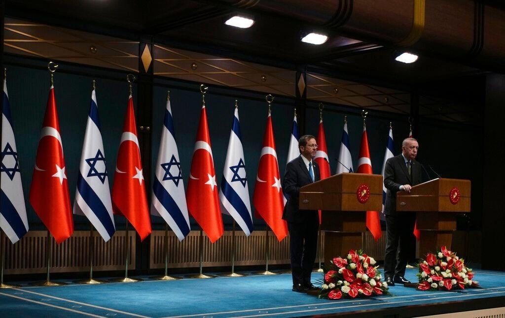 Image in @MarioNawfal's post: 🚨 Turkish President Holds Israel Accountable for Gaza Attacks | RECALLS AMBASSADOR
- Erdogan furth…