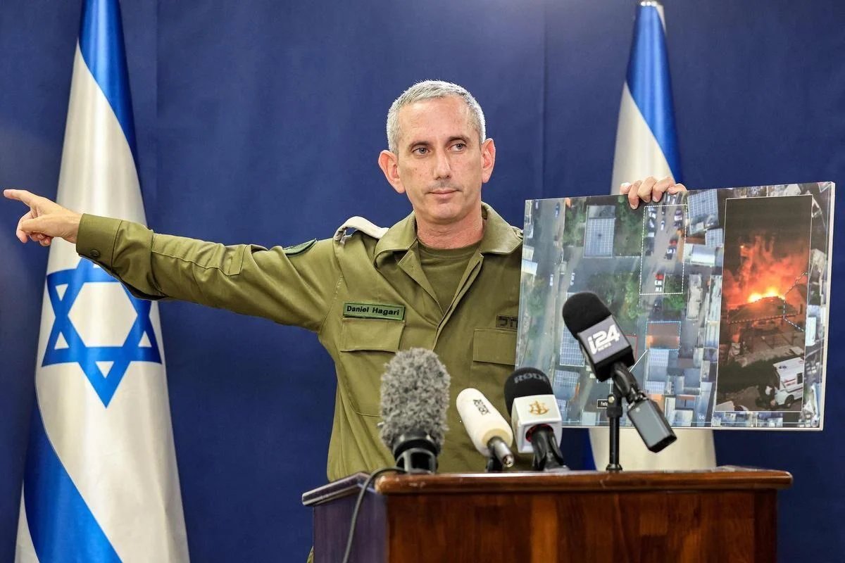 Image in @MarioNawfal's post: 🚨 JUST IN - IDF SPOKESMAN ON HAMAS: "THEY ARE DETERMINED"
Daniel Hagari:
“They are strong. They ar…