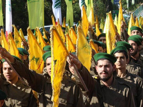 Image in @MarioNawfal's post: 🚨BREAKING: HEZBOLLAH OFFICIAL STATEMENT | RESPONDS TO CIVILIAN DEATHS
"In the name of God, the Mos…