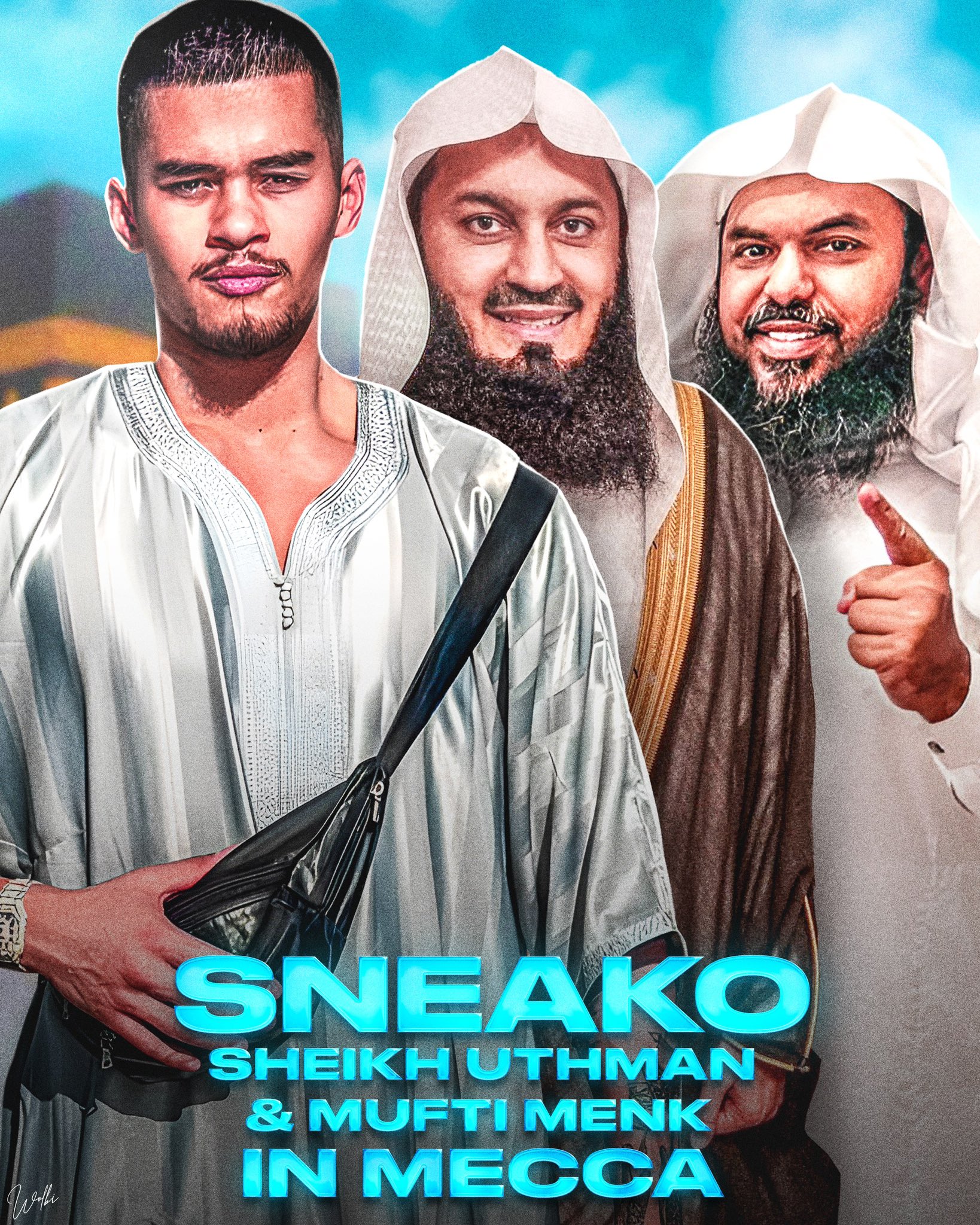 Image in @sneako's post: LIVE FROM MECCA https://t.co/i9LyytPD5l