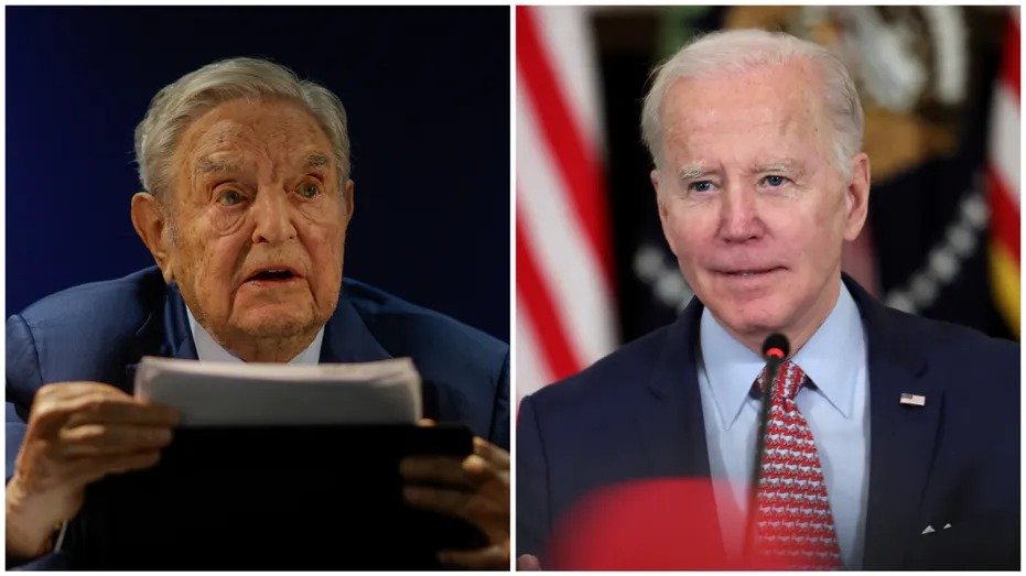 Image in @MarioNawfal's post: 🚨 JUST IN: SOROS FUNNELED $15M TO NONPROFIT LINKED TO BIDEN SUPER PAC
A George Soros-funded group,…