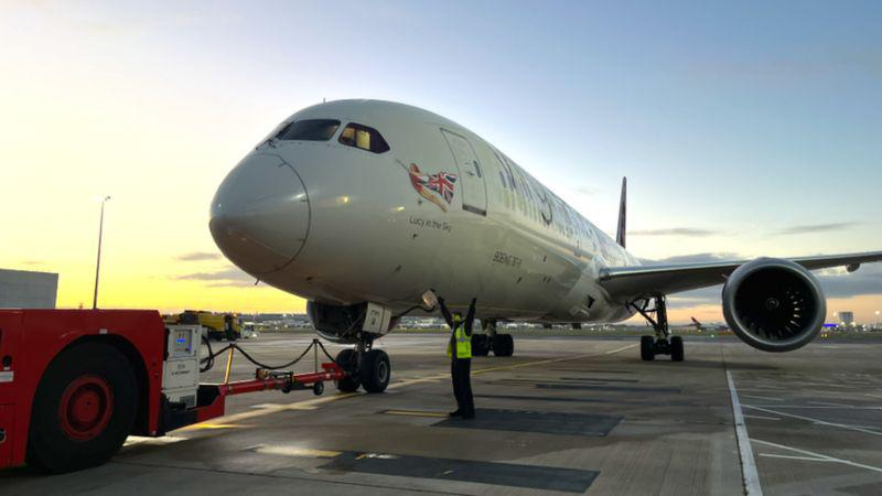 Image in @MarioNawfal's post: 🚨 JUST IN: GREEN TAKEOFF Virgin Atlantic's Waste-Powered Fat-Fueled Flight to New York
- Revoluti…