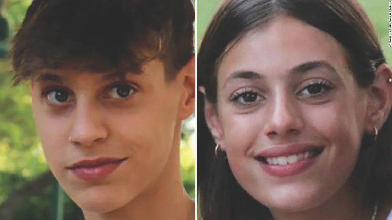 Image in @MarioNawfal's post: 🚨 JUST IN: Teenage Siblings Freed from Hamas Captivity, Tragically Discover Mother's Murder
- Noam…