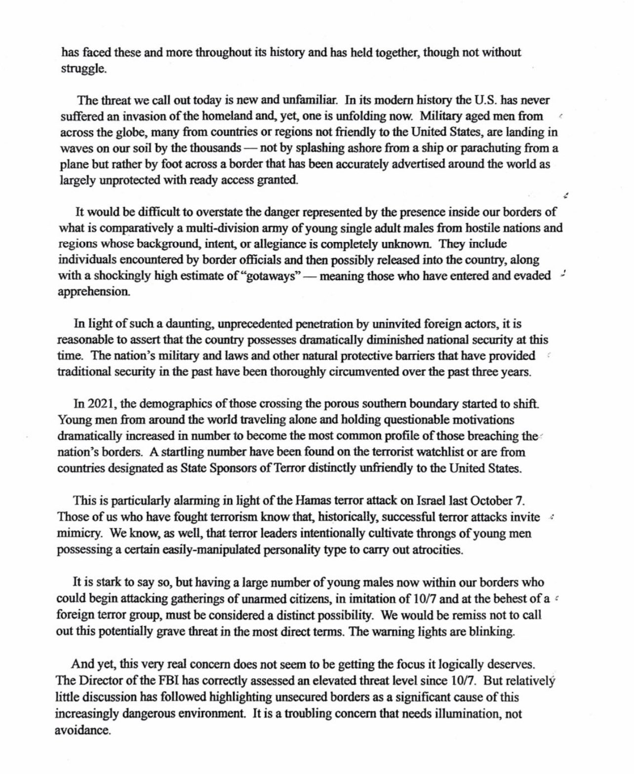 Image in @MarioNawfal's post: 🚨 FBI ISSUE WARNING TO U.S. GOVT OFFICIALS: MIKE JOHNSON & CHARLES SCHUMER
The United States is Fa…