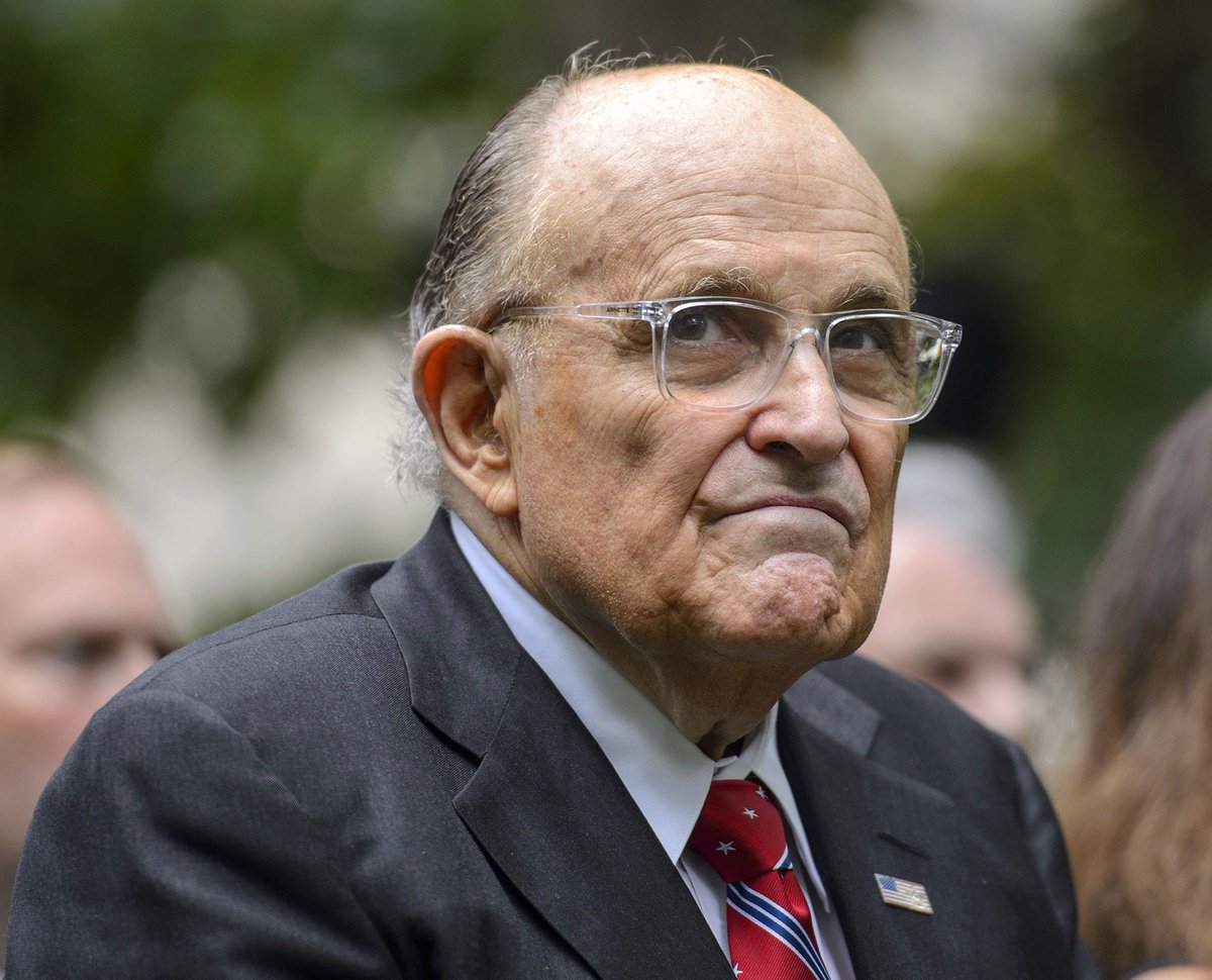 Image in @MarioNawfal's post: 🇺🇸Is Giuliani Really Broke? Yes.
Rudy’s financial woes come to light in a recent bankruptcy filing…