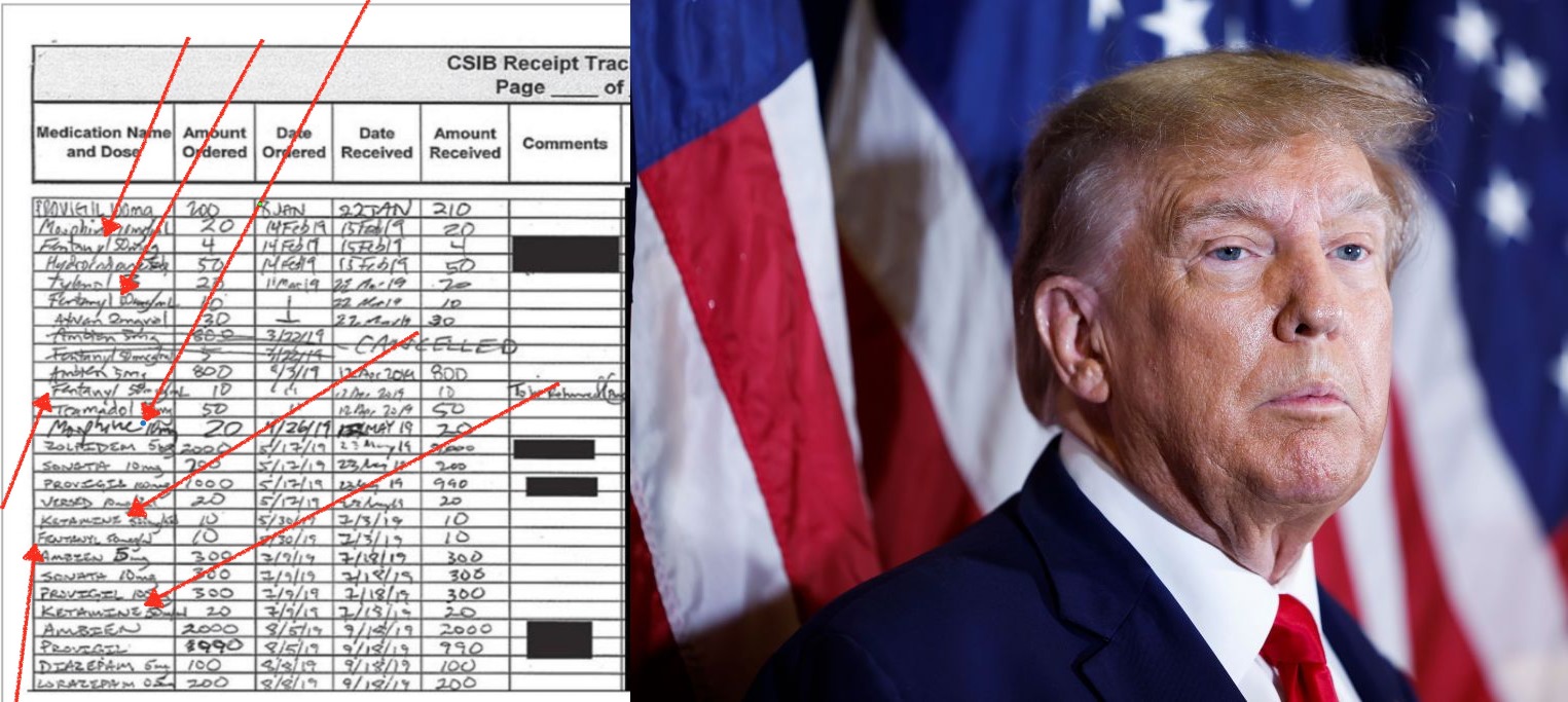 Image in @MarioNawfal's post: 🇺🇸 TRUMP WHITE HOUSE GAVE OUT KETAMINE, FENTANYL AND MORPHINE
While Hunter Biden came under fire f…