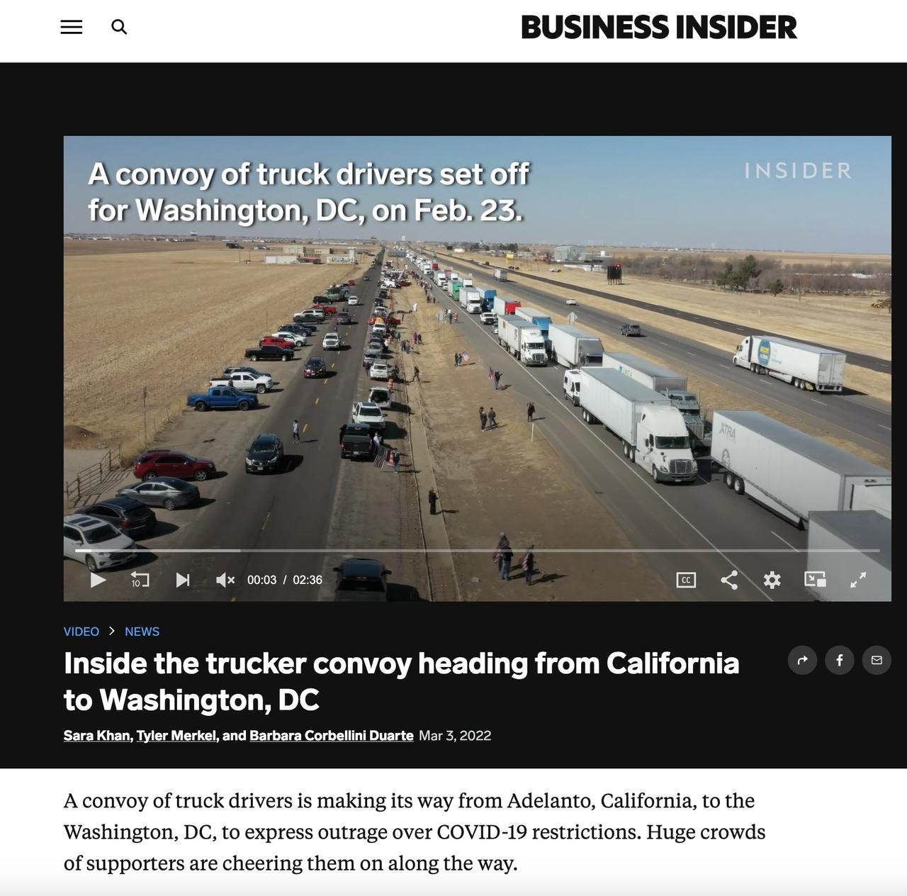 Image in @MarioNawfal's post: 🚨DEBUNKED: CONVOY ON THE WAY TO BORDER CRISIS
It was claimed this video shows a convoy on its way …