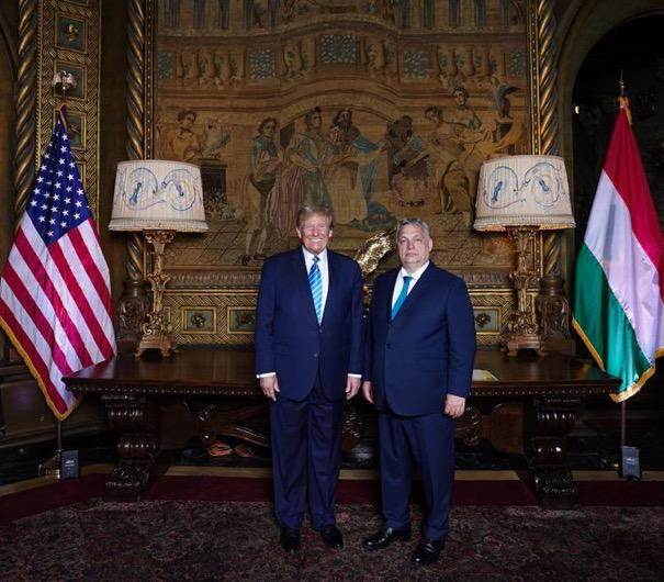 Image in @MarioNawfal's post: 🇺🇸🇭🇺TRUMP AND ORBÁN'S MAR-A-LAGO RENDEZVOUS
Trump hosted Hungary's Prime Minister Viktor Orbán for…