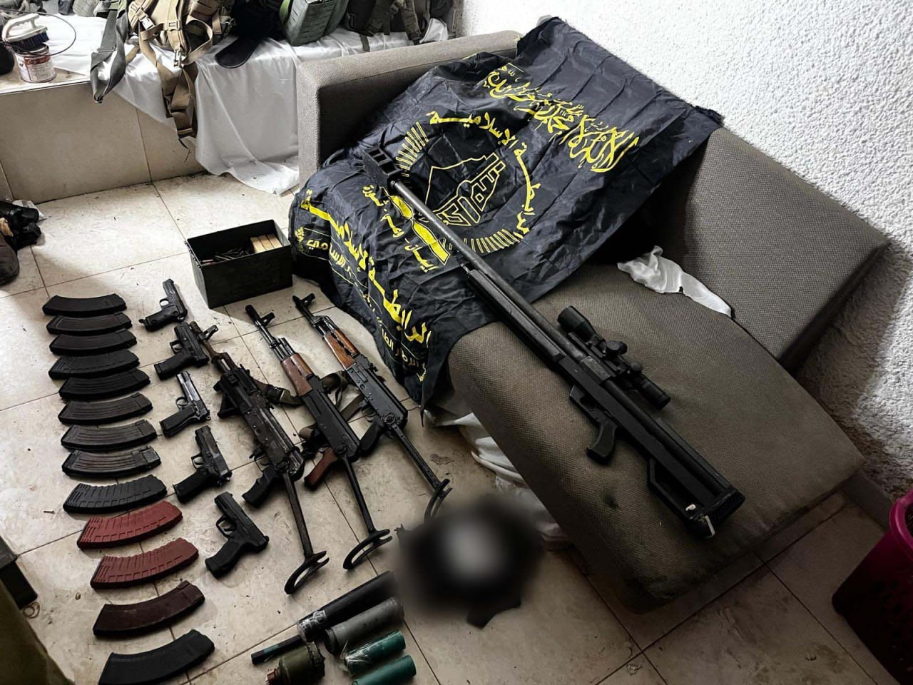 Image in @MarioNawfal's post: 🚨IDF FINDS WEAPONS IN GAZA HOSPITAL'S MATERNITY WARD
IDF has allegedly uncovered a vast cache of m…