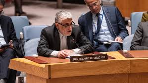 Image in @MarioNawfal's post: 🇮🇷 IRAN TO UN: YOU MADE US ATTACK ISRAEL
Iranian National Security Council:
"If Israel wants to c…