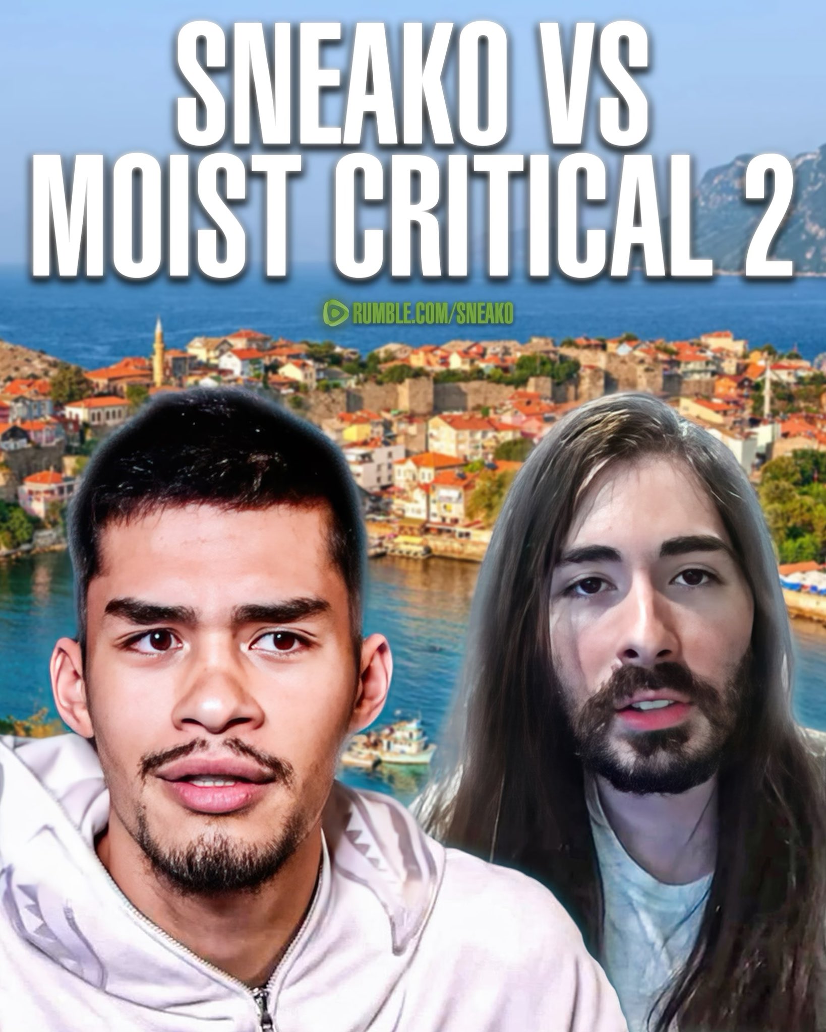 Image in @sneako's post: Live debating Moist https://t.co/6eKEMD0mqW
