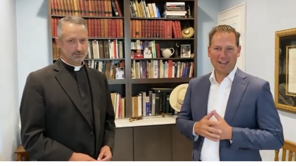 Image in @MarioNawfal's post: 🇺🇸TRUMP APPOINTS BRIAN BURCH AS AMBASSADOR TO THE POPE
"I am pleased to announce that Brian Burch …