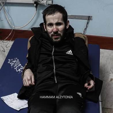 Image in @xIsraelExposedx's post: Wael Juma, released yesterday, was tortured for months, and reports seeing dozens of others torture…