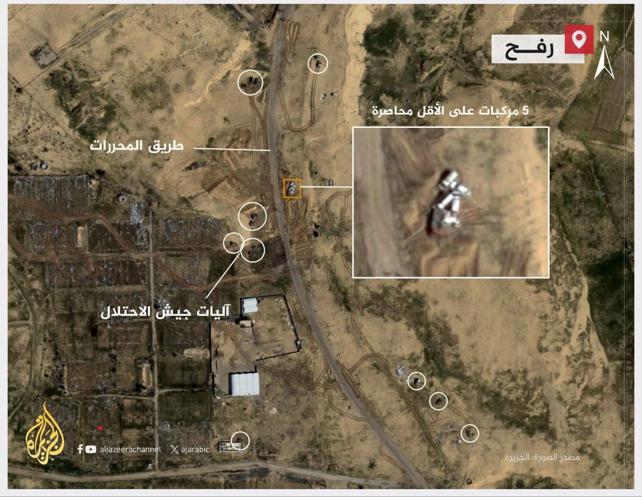 Image in @xIsraelExposedx's post: Footage has surfaced from the execution and burial site of 15 Red Crescent and civil defense worker…