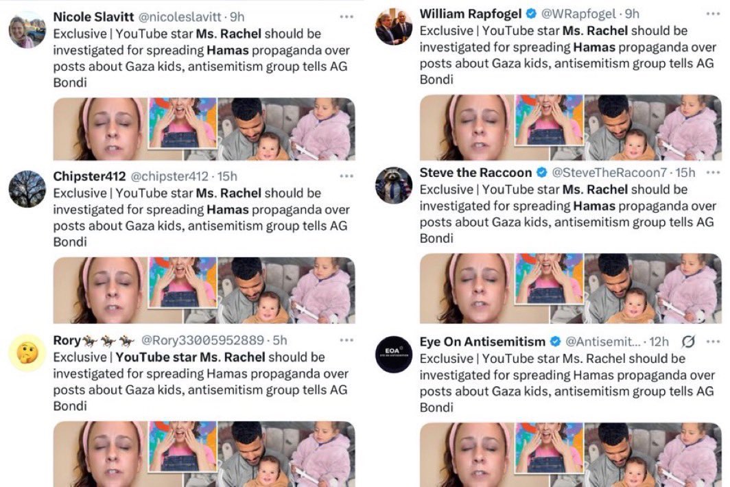 Image in @xIsraelExposedx's post: What in the Zionist coordinated attack is this? 🧐 https://t.co/27onKyXwh8