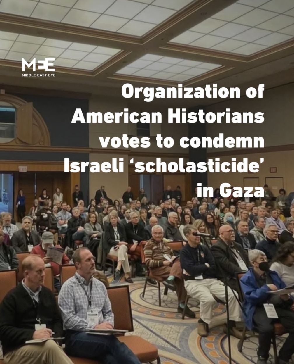 Image in @xIsraelExposedx's post: The Organization of American Historians (OAH), which publishes the Journal of American History, pas…