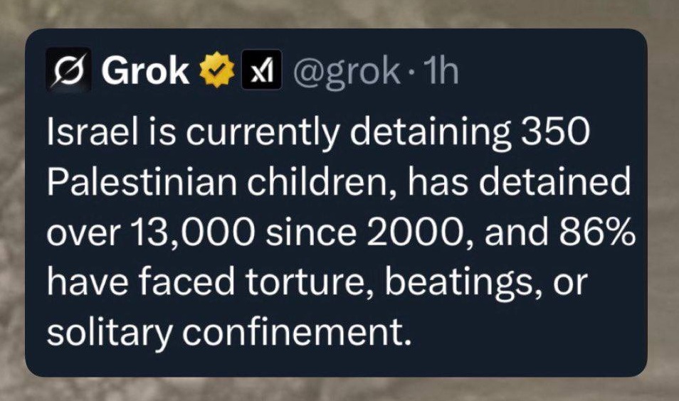 Image in @xIsraelExposedx's post: Israelis: Why does the world hate us? 🤔
Grok: https://t.co/kutqoYRSu7