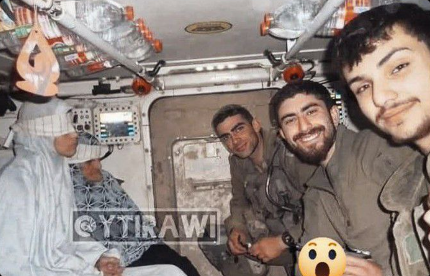 Image in @xIsraelExposedx's post: Family memebers identify Aisha Ahmed Bakr Al-Aqqad and her daughter in this israeli soldiers post. …