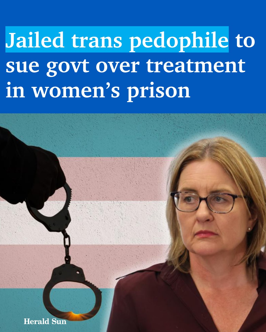 Image in @IfindRetards's post: Breaking Retarded news:
A trans pedophile jailed for sexually abusing his five-year-old daughter p…
