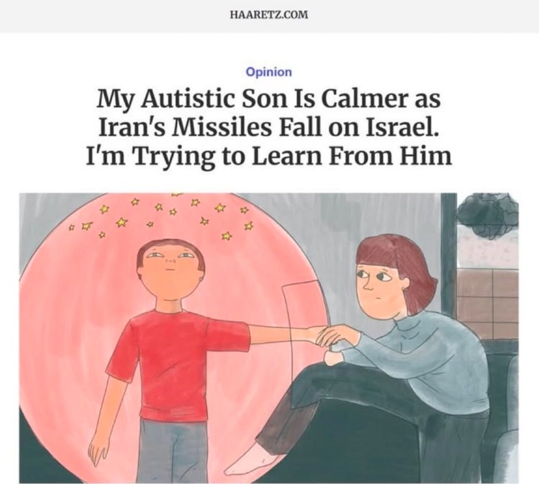Image in @xIsraelExposedx's post: That's because your autistic son can see how evil your society is. https://t.co/B040gXMumC