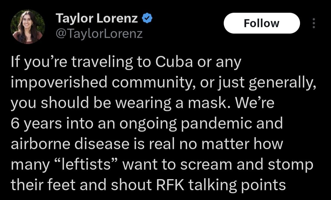 Image in @IfindRetards's post: She posted this today urging people to wear a mask.
Give her a retard rating https://t.co/bdmhszK…