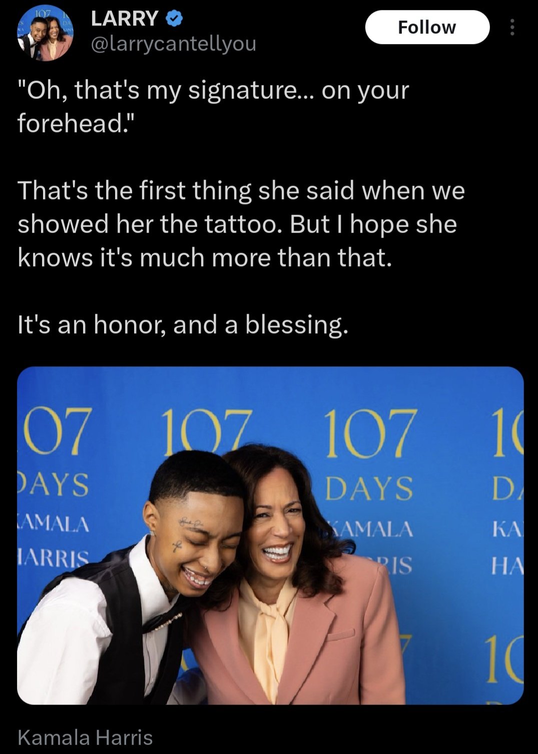 Image in @IfindRetards's post: Does this retard really have Kamala's name on its forehead?
If so, we may have a winner. https://…