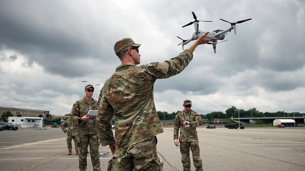 Image in @MarioNawfal's post: 🇺🇸 The Pentagon just greenlit a 24,000% budget increase for drones.
From $225M to $55B in a single…